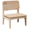 Chaises de jardin lot de 2 60x52,5x72 cm bois massif de pin 