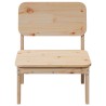 Chaises de jardin lot de 2 60x52,5x72 cm bois massif de pin 