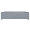Collier de palette gris 120x80 cm bois de pin solide 
