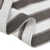 Tapis de tente anthracite et blanc 400x700 cm PEHD 