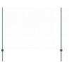 Poteaux de Clôture 5 pcs U-Channel Vert 150 cm Acier 