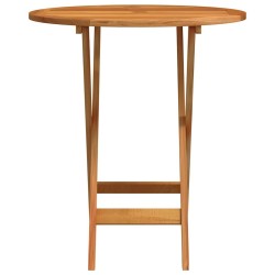 Table de jardin pliable Ø60x75 cm Bois d'eucalyptus solide 