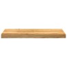 Marches d'escalier 2 pcs marron clair 70x30x2 cm chêne massif 