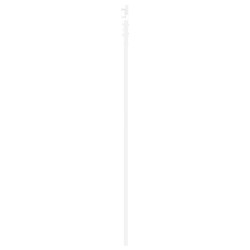 Porte coulissante avec quincaillerie 'ORKDAL'en bois blanc & verre 