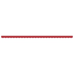 Valence de store pour cadre de 6 m Rouge 5.8 x 0.2 m 