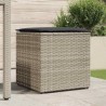 Boîte de rangement extérieure Gris clair et gris foncé 
