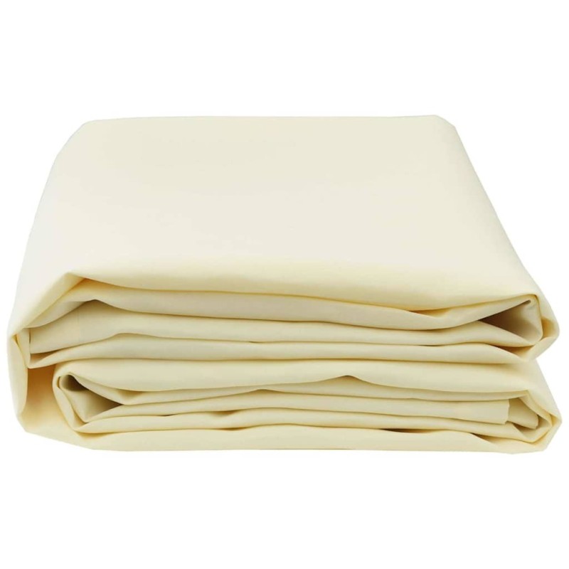 Tissu de rechange pour le parasol en crème, 10x1,6 m 