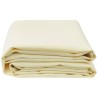 Tissu de rechange pour le parasol en crème, 10x1,6 m 
