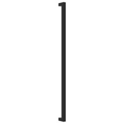 Poignées d'armoire 10 pcs noir 480 mm acier inoxydable 