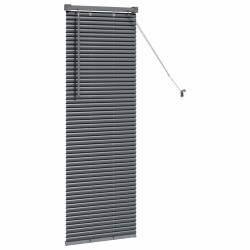 Store de Fenêtre Gris foncé 80 x 130 cm Aluminium 