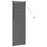 Store de Fenêtre Gris foncé 80 x 130 cm Aluminium 