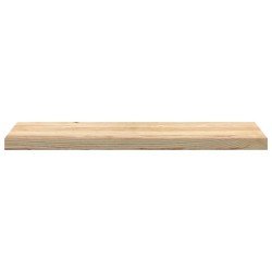 Appuis de fenêtre 2 pcs non traité 90x25x2 cm bois chêne massif 