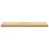 Appuis de fenêtre 2 pcs non traité 90x25x2 cm bois chêne massif 