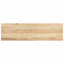 Appuis de fenêtre 2 pcs non traité 90x25x2 cm bois chêne massif 