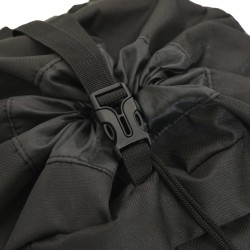 Sac à dos de randonnée noir 80 L tissu oxford 