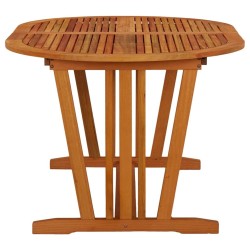 Table de jardin 200x100x75 cm Bois d'eucalyptus solide 