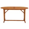 Table de jardin 200x100x75 cm Bois d'eucalyptus solide 