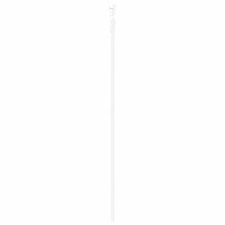 Porte Coulissante avec Ensemble Matériel Blanc 86x211 cm en Bois de Pin Massif 