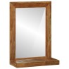 Miroir Salle de Bain 50x22x70 cm Bois Massif d'Acacia 