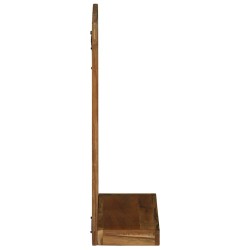 Miroir Salle de Bain 50x22x70 cm Bois Massif d'Acacia 