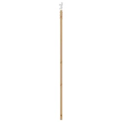 Ensemble de porte coulissante avec kit de quincaillerie 83x202 cm en bois massif pin 