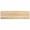 Marches d'escalier 2 pcs non traité bois de chêne massif 