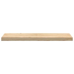 Marches d'escalier 2 pcs non traité bois de chêne massif 