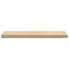 Marches d'escalier 2 pcs non traité bois de chêne massif 