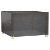 Housse de salon de jardin 8 œillets 132x132x80 cm carré 