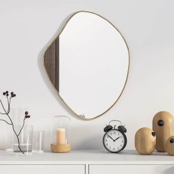 Miroir mural Doré 50x40 cm 