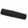 Clôture Hexagonale Grise Gris 0.4 x 25 m Acier 