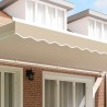 Auvent de 6 m Beige 5,8x0,2 m 