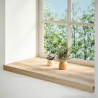 Appuis de fenêtre 2 pcs non traité 70x40x2 cm bois chêne massif 