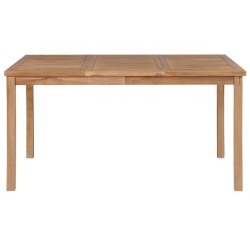 Table de jardin 150x90x77 cm Bois de teck solide 