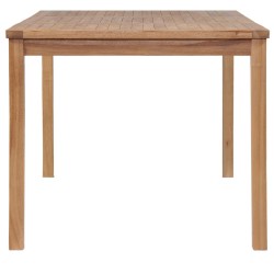Table de jardin 150x90x77 cm Bois de teck solide 