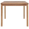 Table de jardin 150x90x77 cm Bois de teck solide 