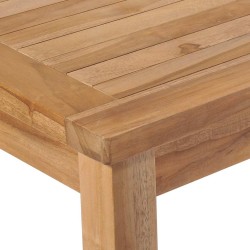 Table de jardin 150x90x77 cm Bois de teck solide 