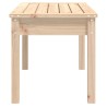 Banc de jardin 80x44x45 cm bois massif de pin 