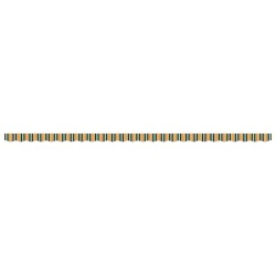 Dossière de stores pour cadre de 6 m, verte et jaune, 5,8x0,2 m 