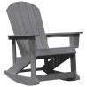 Chaises Berçantes Adirondack 2 pcs Gris clair 73,5 x 92 x 90 cm 