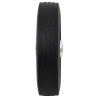 Roue de jauge Ø20x5 cm caoutchouc solide et acier 