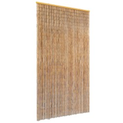 Rideau de porte contre insectes Bambou 100 x 220 cm 