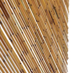 Rideau de porte contre insectes Bambou 100 x 220 cm 