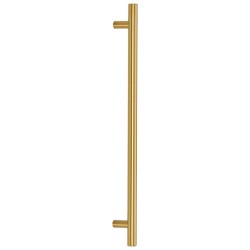 Poignées d'armoire 5 pcs doré 320 mm acier inoxydable 