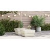 Tables de jardin 2 pcs 60x60x30 cm Bois d'épicéa imprégné 