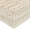 Tables de jardin 2 pcs 60x60x30 cm Bois d'épicéa imprégné 