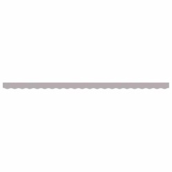 Auvent Valence 5 m gris clair 4.8x0.2 m 