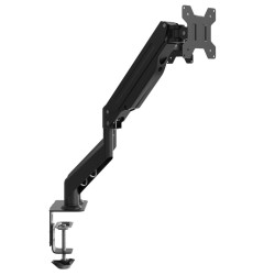 Bras pour moniteur double 27 pouces max ressort à gaz 20 kg 