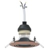Spots encastrés 6 pcs Ronds GU10 Cuivre Ø90 mm Acier 