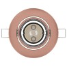 Spots encastrés 6 pcs Ronds GU10 Cuivre Ø90 mm Acier 